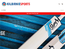 Tablet Screenshot of kilbirniesports.co.nz